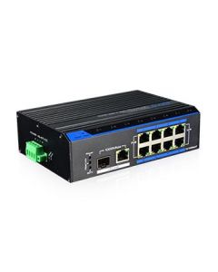 This 8 ports Ethernet Switch offers users a Hybrid Fiber and Ethernet connections.  Contact AbiGo4U.com.