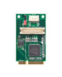 Mini PCIe 1-port Parallel & 1-port RS-232 w/power