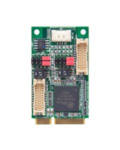 Mini PCIe 2port RS232 & 2port RS232/422/485 w/power