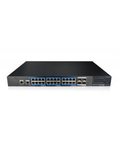 Utepo UTP7524GE-POE-4GF 24 ports PoE full Gigabit L2 managed Ethernet switch. Contact AbiGo4U.com. 